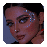 Diamond Neon Makeup