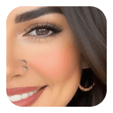 Nose piercing