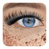 Eyelashes Blue Eye