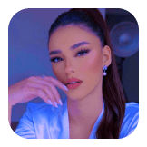 Blue Soft Blue Makeup