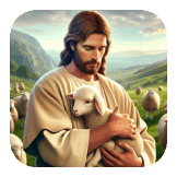 Jesus and Sheep