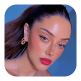 Soft Bluee Makeup