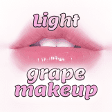 grape makeup light