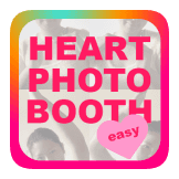 Heart photo booth easy mc