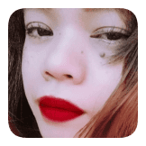 bloody red