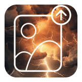 Thunder photo Animation