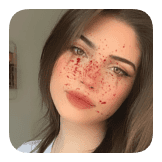 blood face