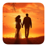 True Love with the Sunset