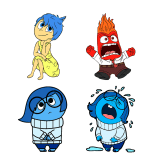 Inside Out 2 Coloring