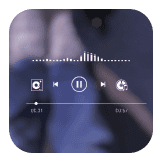 Music animated frame