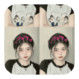 trái tim x4 ảnh