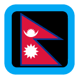 Nepal Flag Coloring