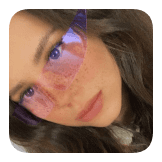 y2k sunglasses + freckles