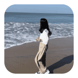 Alone by the sea