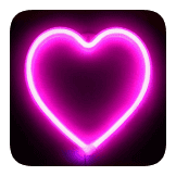 flashing heart