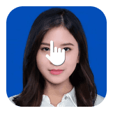 Pas Foto Wanita Biru 05