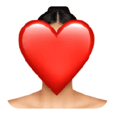 Emoji heart face