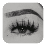 BW Cat Eyelashes