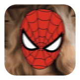 máscara del hombre araña